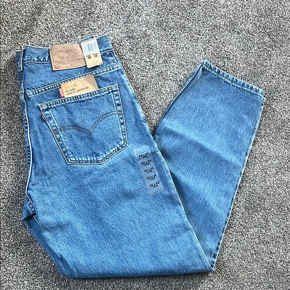 Levi's Blue Straight Jeans Classic Style